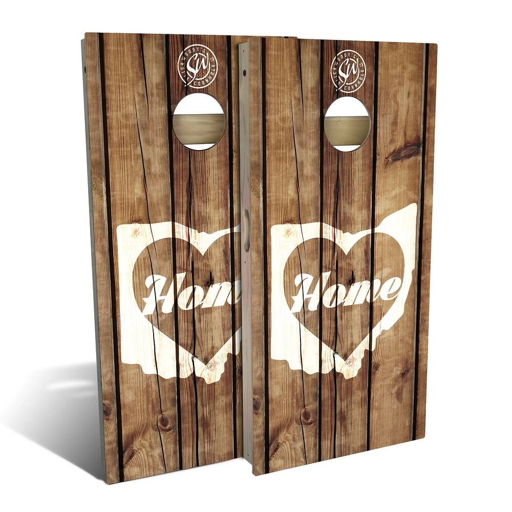 Ohio Home Vintage Outdoor Cornhole Board Set