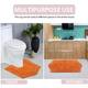 Home Weavers Waterford Collection Absorbent Cotton Machine Washable and Dry Runner Rug