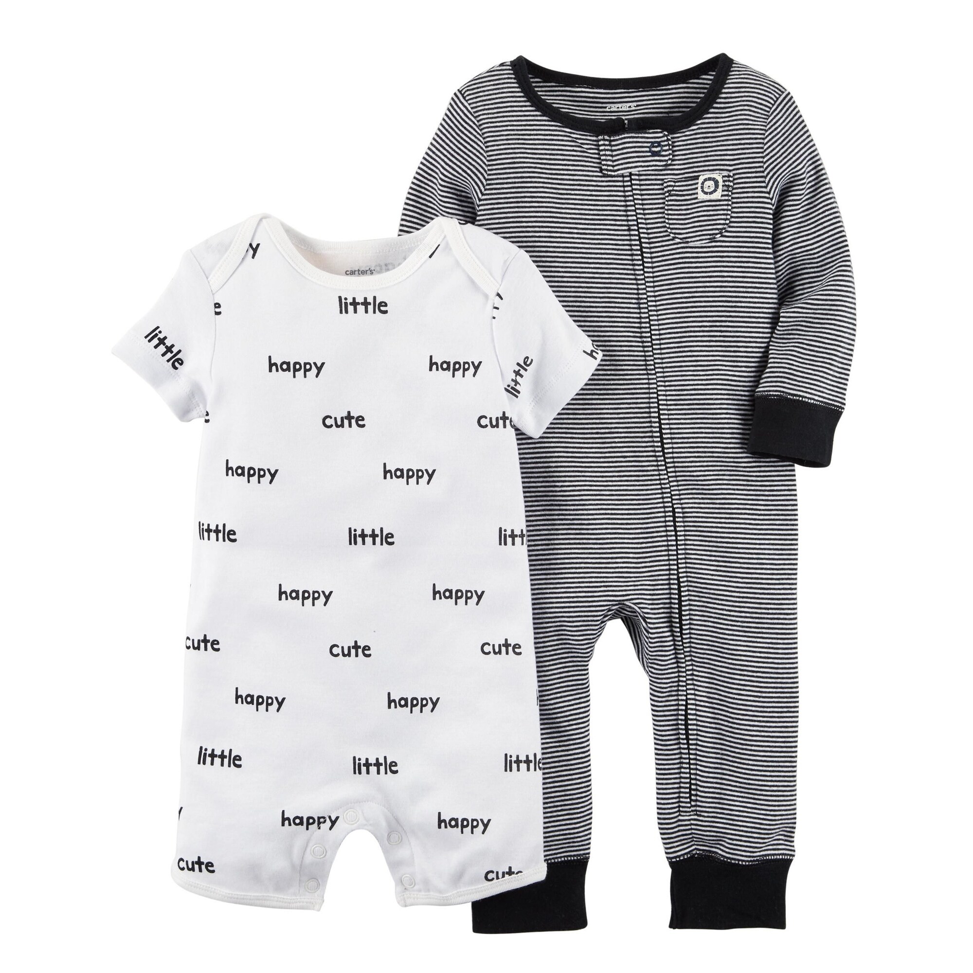 Carter/'s Baby Boys/' 2 Pc Olive Beach Patrol Shortall Set 3 Months