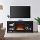 preview thumbnail 51 of 56, Quincy TV Stand with Fireplace Insert