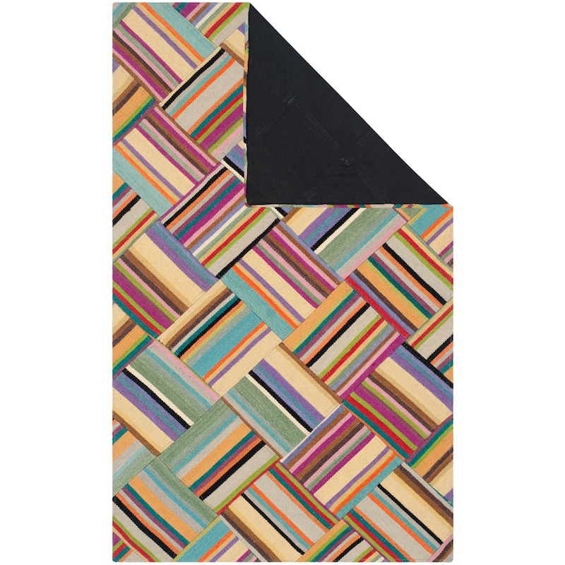 SAFAVIEH Handmade Straw Patch Sunshine Modern Wool Rug