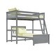 preview thumbnail 6 of 22, Max and Lily L Shaped Twin over Twin Bunk Bed