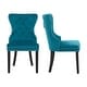 preview thumbnail 38 of 65, Grandview Tufted Upholstered Dining Chair (Set of 2) with Nailhead Trim and Ring Pull