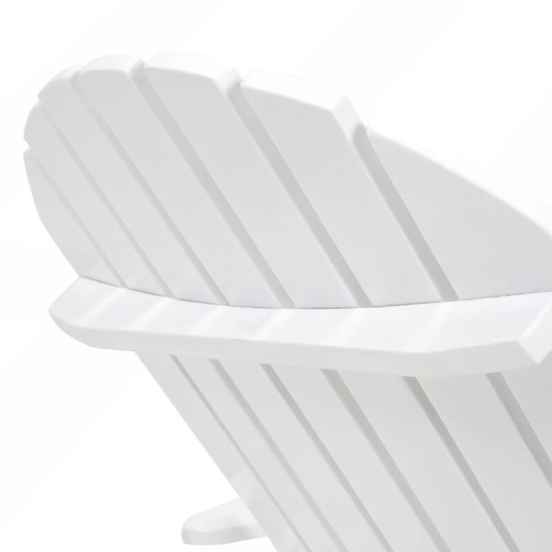 Rustic Acacia Wood Folding Adirondack Chair