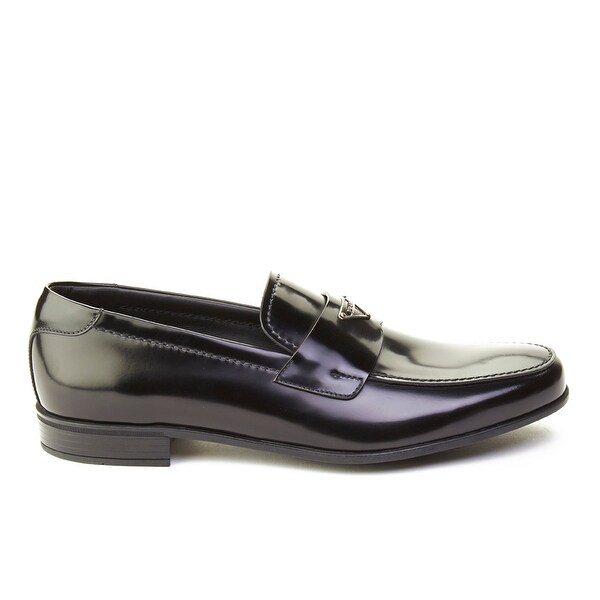 prada mens patent leather shoes