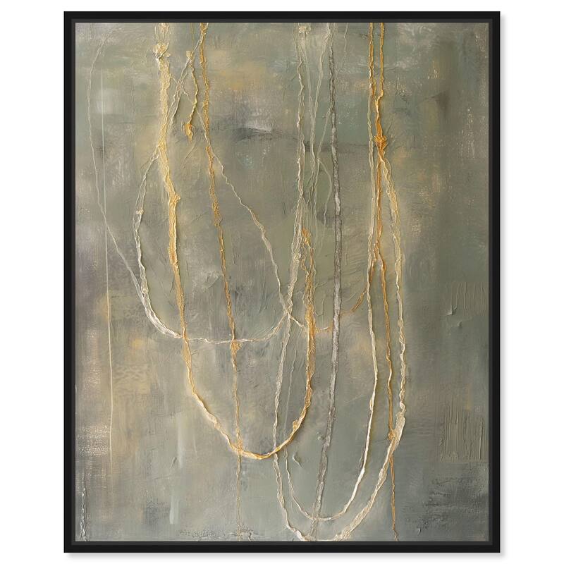 Gossamer Pathways I Canvas by Art Remedy - 24" x 30" - Black