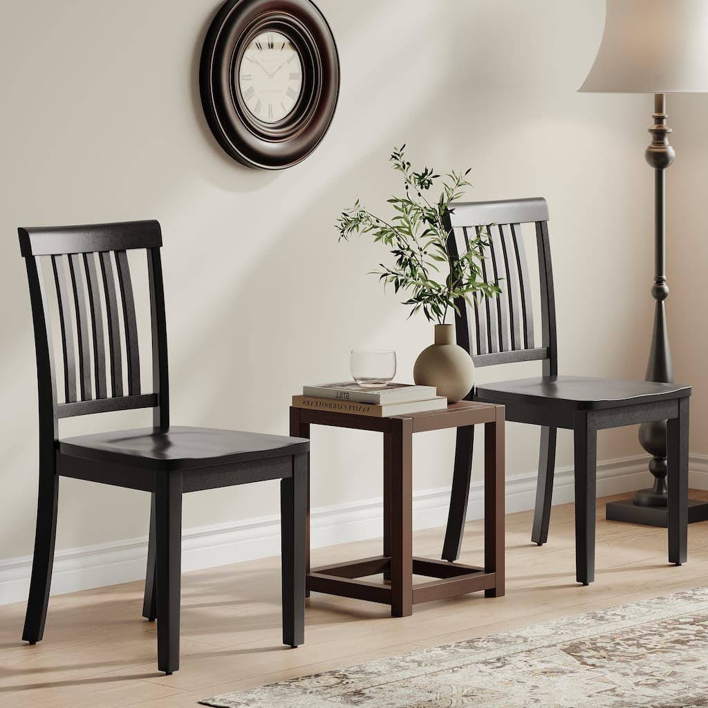 RENEWLINE Set of 2 Spindle High-Back Dining Chairs， Elegant and Comfortable Seating for Dining Rooms