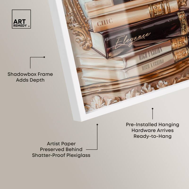Elegant Glam by the Mirror Shadowbox by Art Remedy