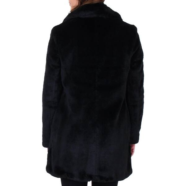 Shop Sam Edelman Women S Faux Fur Notch Collar Mid Length