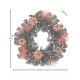 preview thumbnail 4 of 3, 20" LED Battery Operated Timer Halloween Wreath