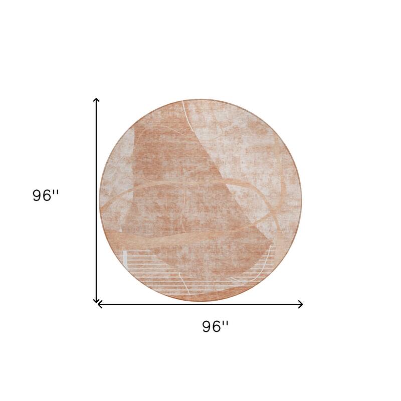 HomeRoots Abstract Transitional Rectangle Outdoor Rug