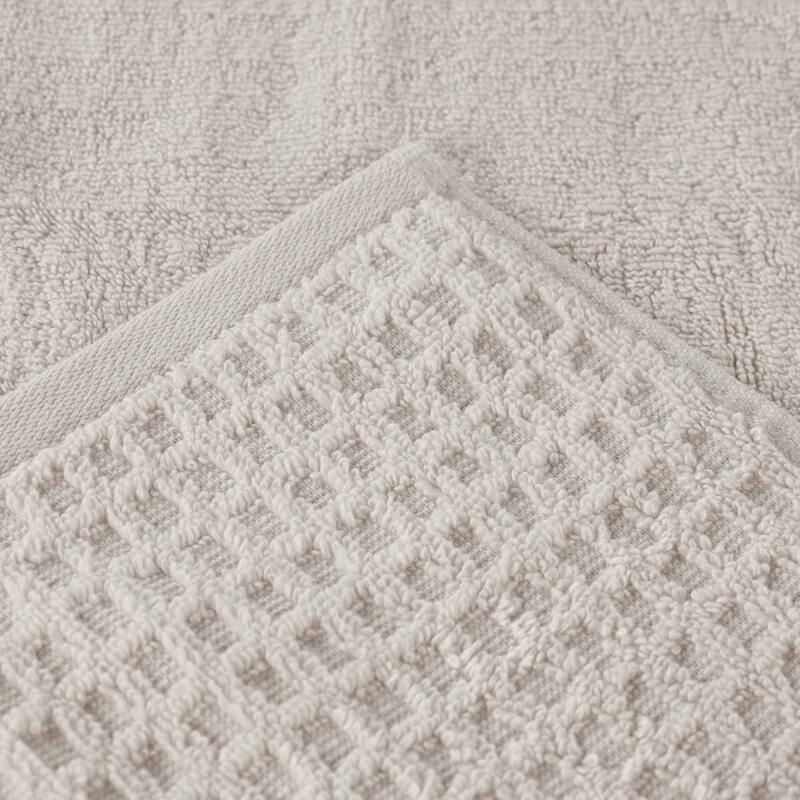 Superior Napa Zero Twist Cotton Soft Waffle Bath Towel Set of 3