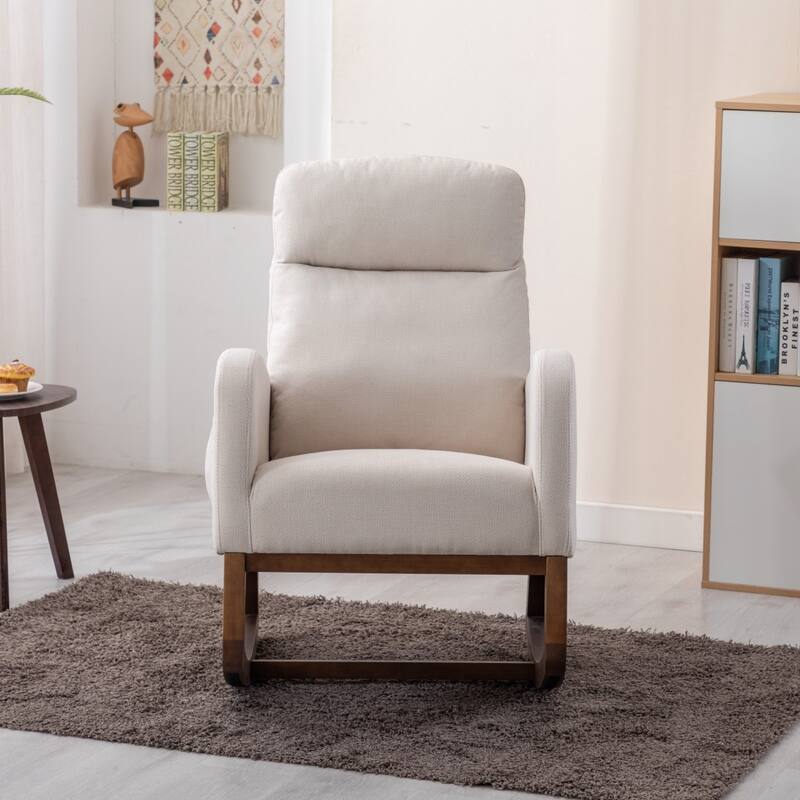 Living Room Comfortable Rocking Chair Living Room Chair - 39.70'' H x 27.16'' W x 37'' D