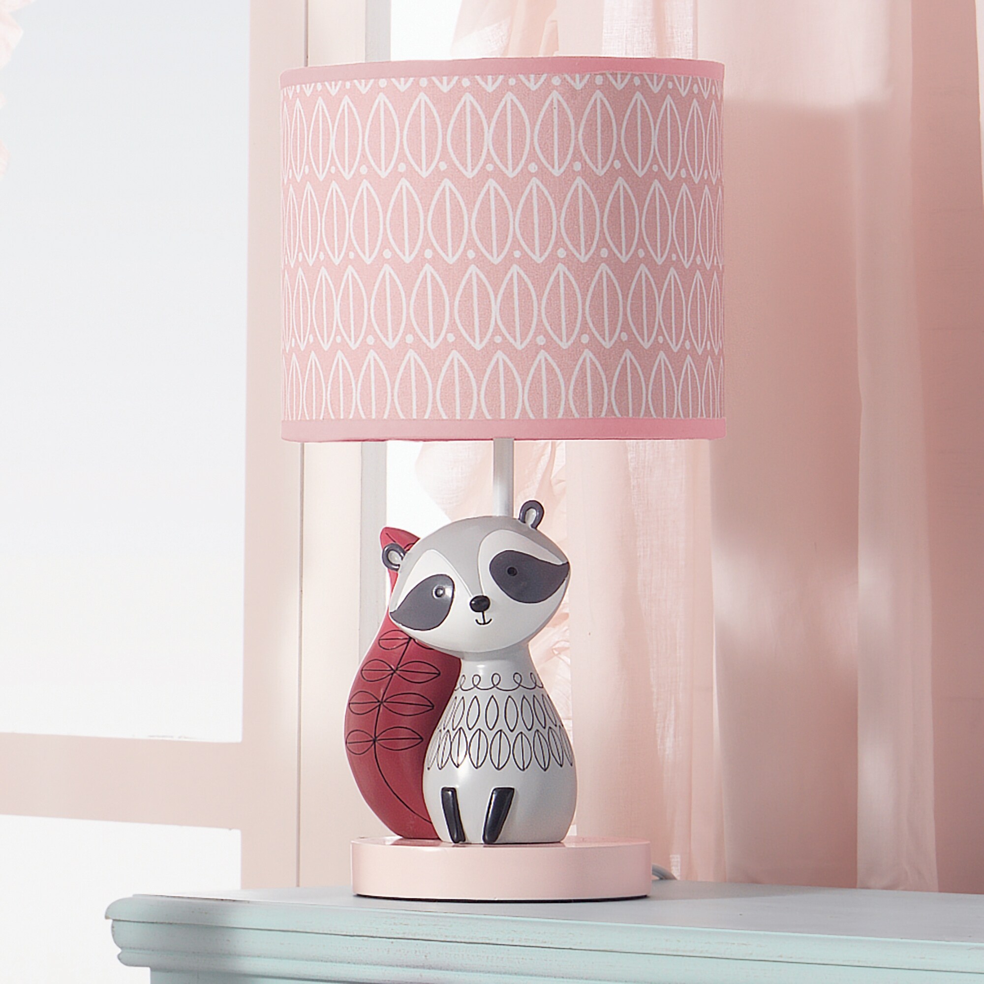 woodland lampshade nursery