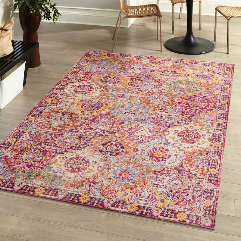 JONATHAN Y Irving Bohemian Medallion Area Rug