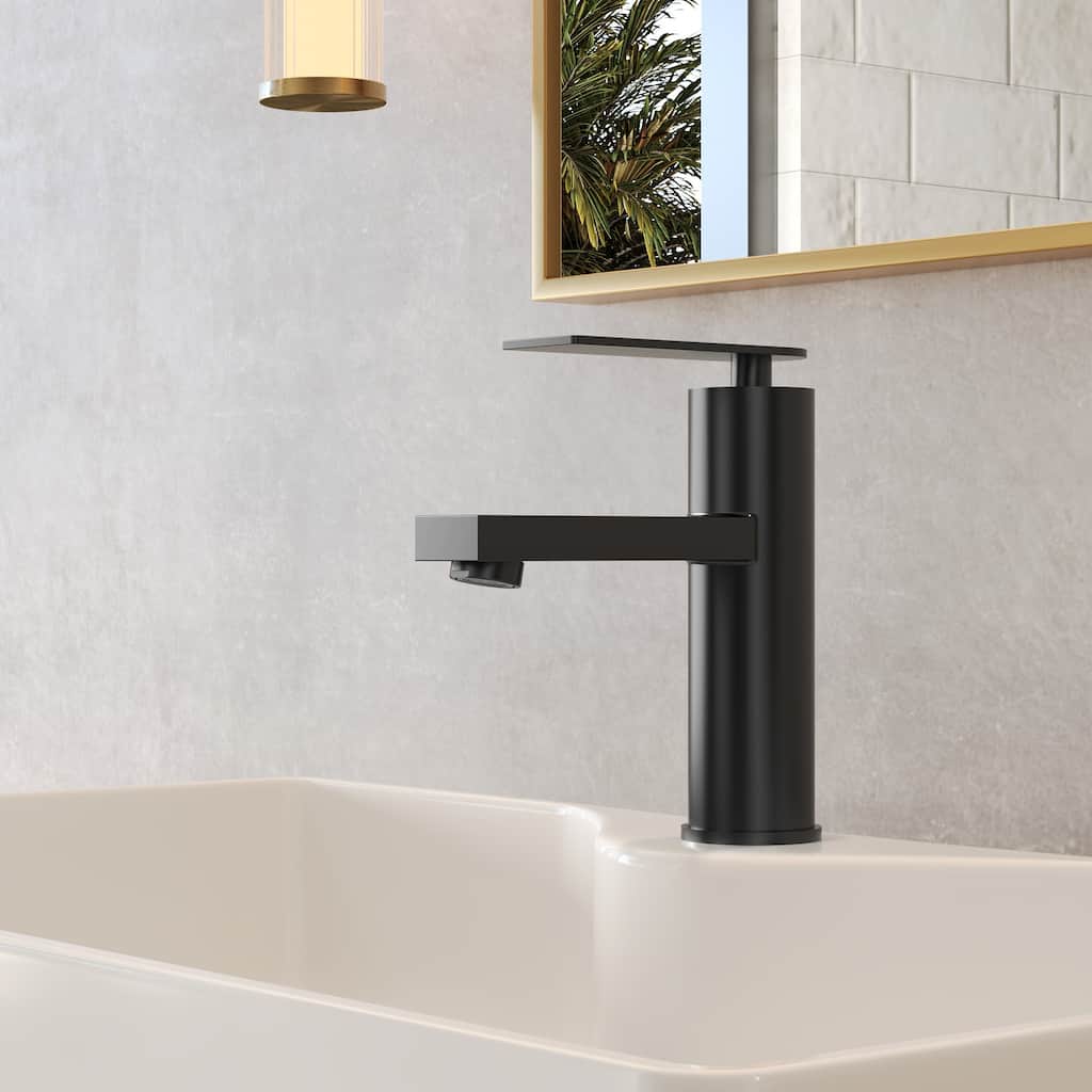 Single Lever Handle Bathroom Sink Faucet Single Hole Basin Faucet