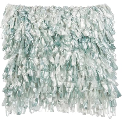 Mina Victory Life Styles Seafoam Throw Pillow , ( 20"X20" )
