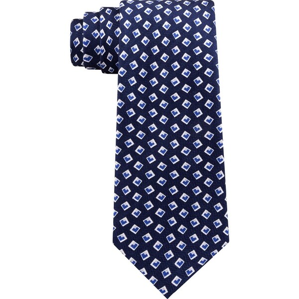 Michael Kors Mens Neck Tie Silk Pattern - O/S. Opens flyout.