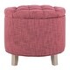 preview thumbnail 3 of 6, SAFAVIEH Amelia Tufted Rose Storage Ottoman