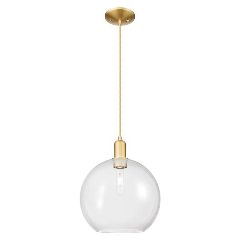 Innovations Lighting Endless Possibilities Arcadia - Athens - 1 Light 12" Cord Hung Mini Pendant - Clear/Satin Gold