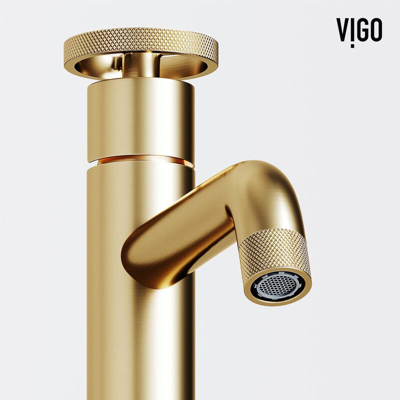 VIGO Windsor 21"L x 14"W Concrete Vessel Sink and Cass 12"H Faucet Set