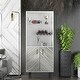 preview thumbnail 2 of 7, Nestfair Modern Sideboard Storage Cabinet with Open Shelves - 68 in. H
