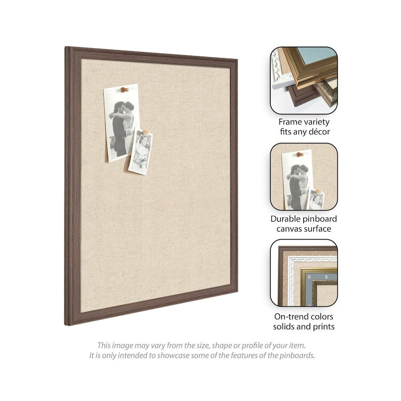 Kate and Laurel Pinboard Neutral Linen