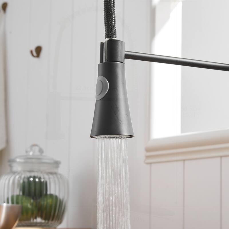 Commercial Kitchen Faucet with Pull Down Sprayer