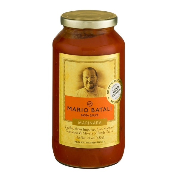 Mario Batali Marinara Pasta Sauce - Case of 6 - 24 Fl oz.
