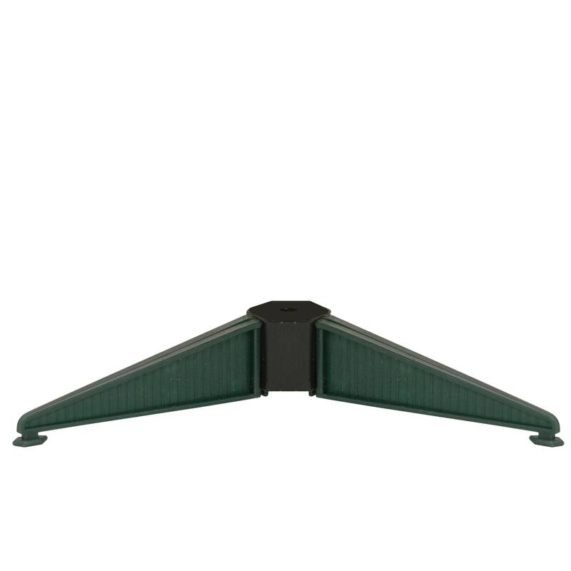 2' Medium Flocked Bristol Pine Artificial Christmas Tree Clear Lights - 2 Foot