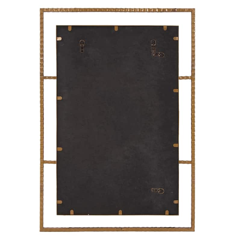 Allan Andrews Gavin Metal Framed Wall and Accent Mirror - 33H x 23W x 1D