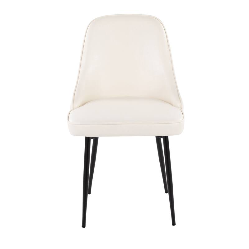 Silver Orchid Naldi Faux Leather Dining Chair - Set of 2