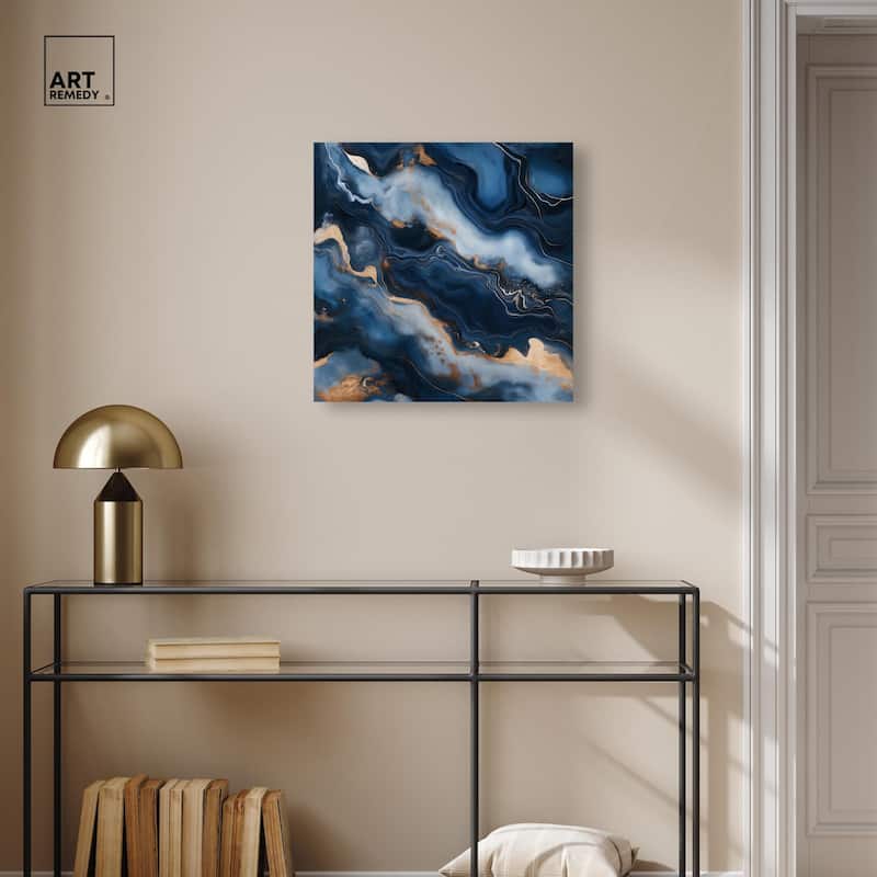 Deep Sea Geode IV Canvas by Art Remedy, Gallery Wrapped