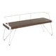 preview thumbnail 5 of 25, Carbon Loft Salk Industrial Dining / Entryway Bench