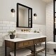 preview thumbnail 4 of 7, Modern 1-Light Black Gold Cylinder Glass Armed Wall Sconce Dimmable Vanity Light - 4.7" L x 5.5" W x 10" H