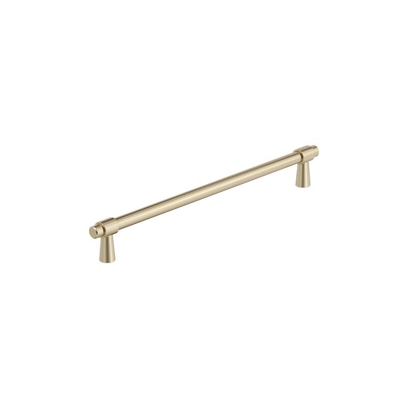 Amerock Destine Cabinet or Furniture Pull - 8-13/16 in (224 mm) Center-to-Center - Golden Champagne
