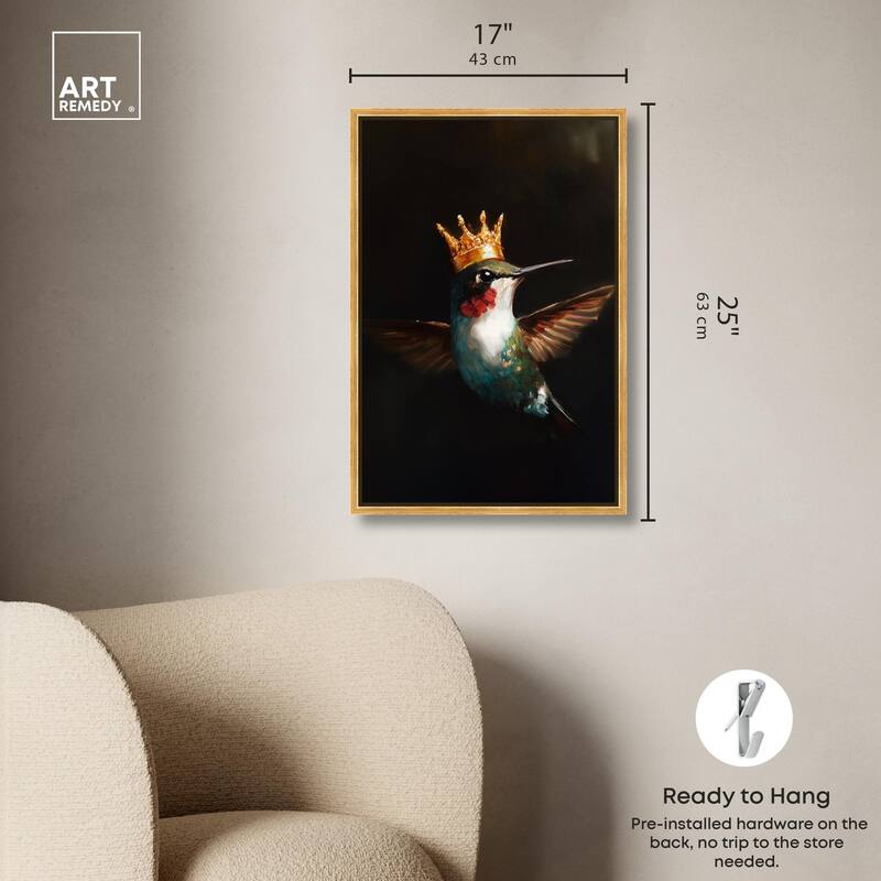 Royal Bird I Canvas by Art Remedy