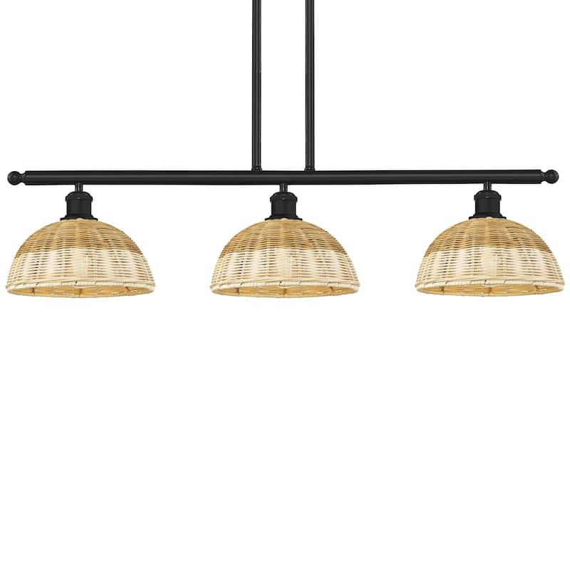 Innovations Lighting 516-3I-9-36 Bristol Natural II Linear Bristol - Matte Black / Natural