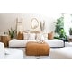 preview thumbnail 10 of 42, Poly & Bark Sequoia Ottoman - Full Grain Genuine Italian Leather