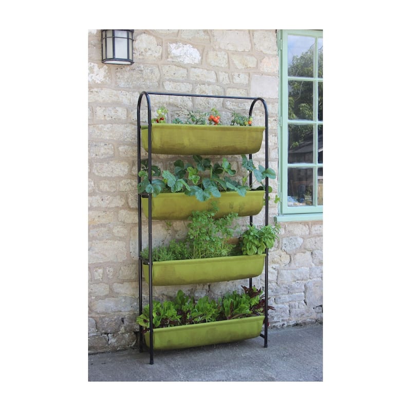 Haxnicks Vigoroot Balcony Garden 31.5"W x 9.5"D x 63"H