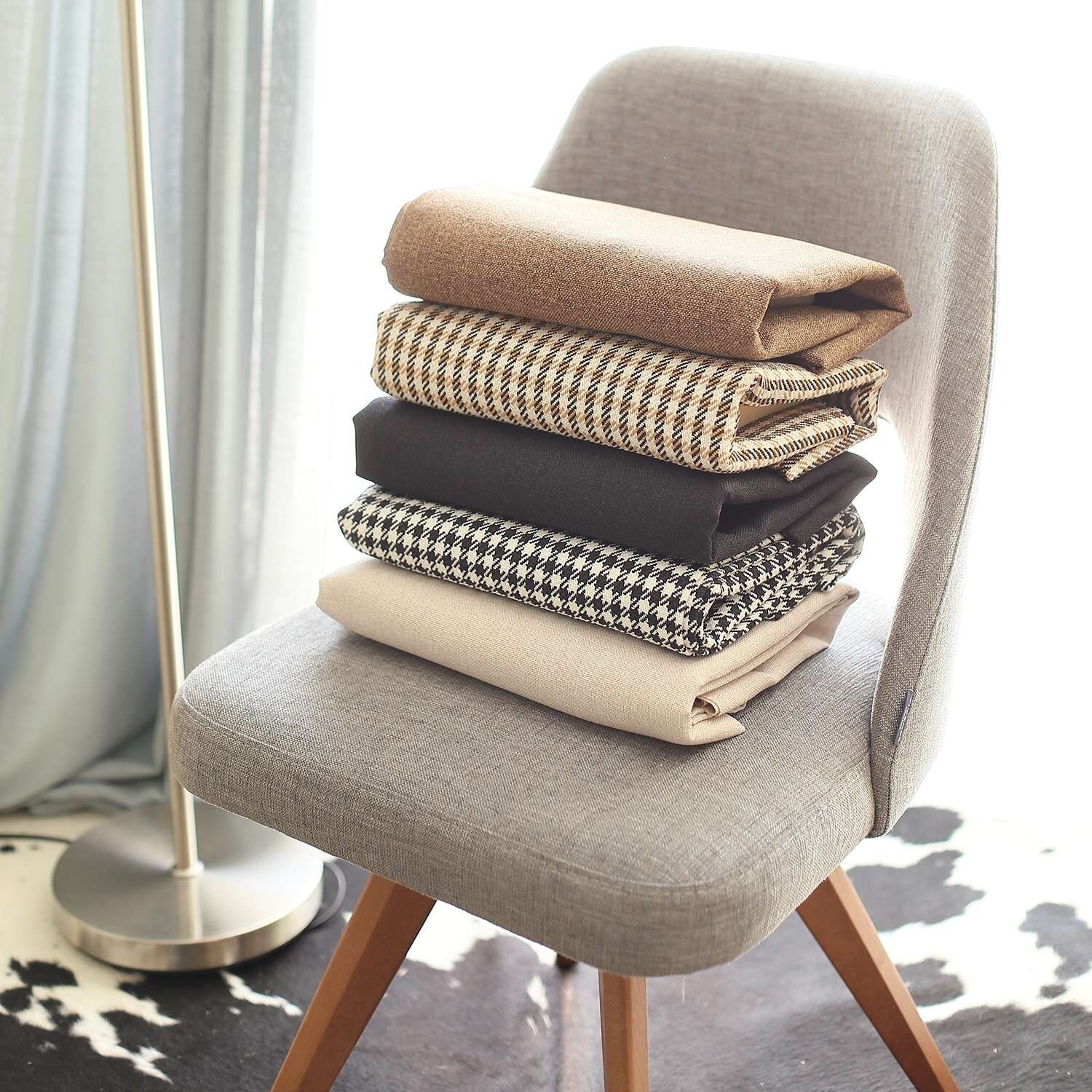 Set Of 2 Brown And White Diagonal Pillow Covers Set Of 2 Brown And White Diagonal Pillow Covers