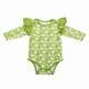 preview thumbnail 1 of 1, Ruffle Full Sleeve Bodysuit - Breezy Daisy