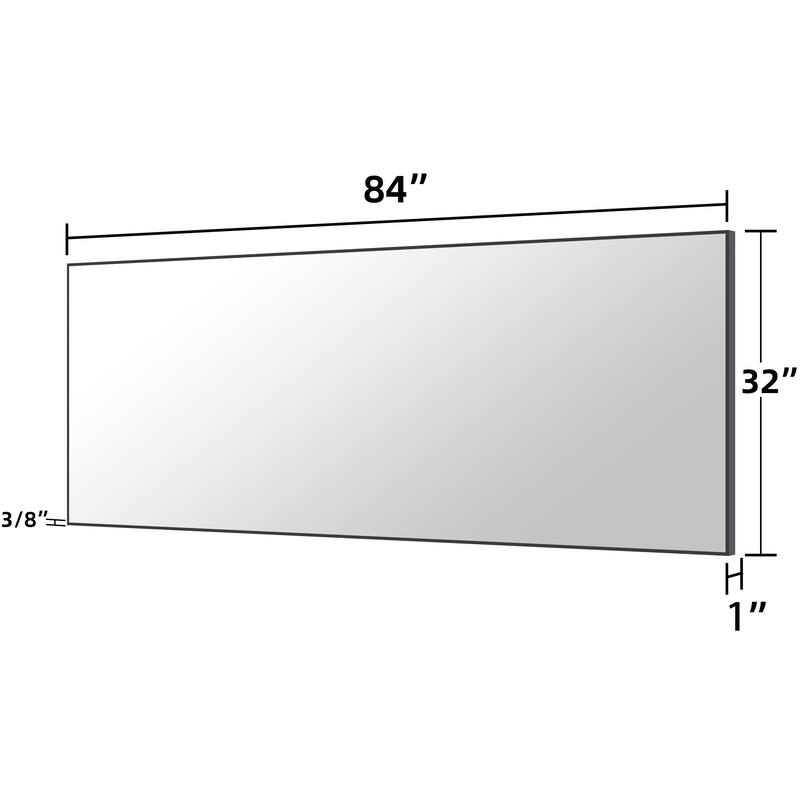 QuivaraView Wall Mounted Aluminum Frame Bathroom Vanity Mirror