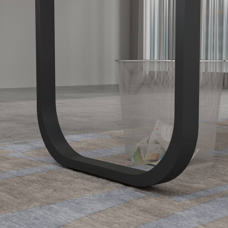 55" L-Shaped Computer Desk - Storage Workstation - 5 Colors Large