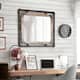 Furniture of America Revo Industrial 31-inch Metal Wall Mirror