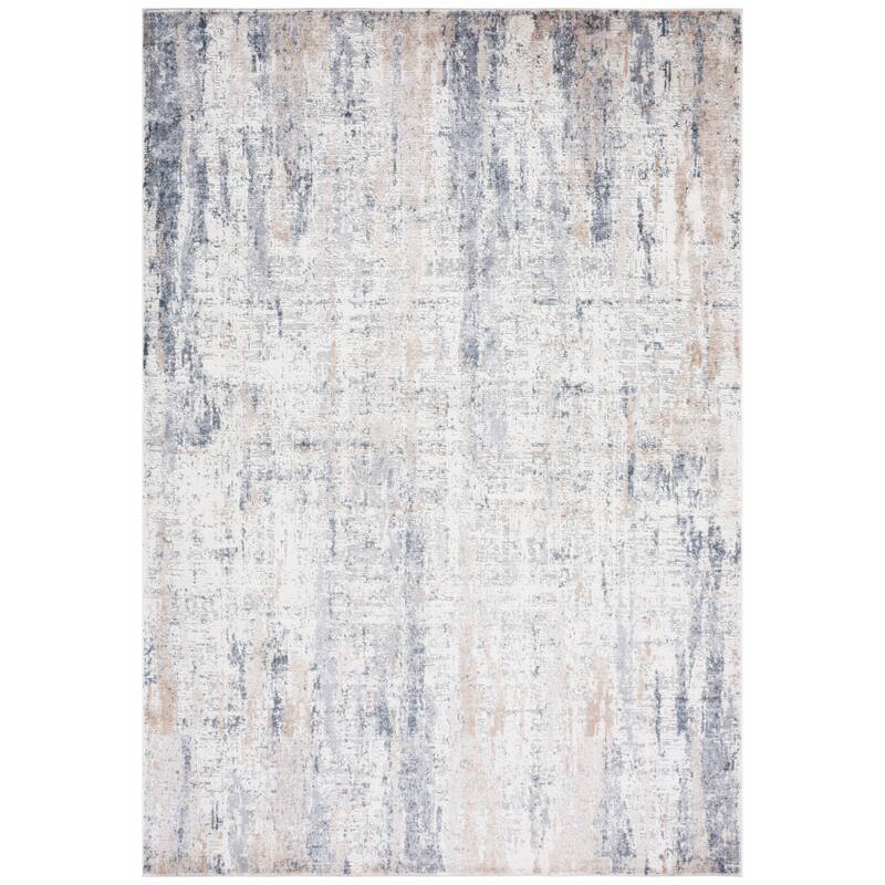 SAFAVIEH Vogue Katharine Modern Abstract Rug - 6'7" Square - Dark Grey/Grey
