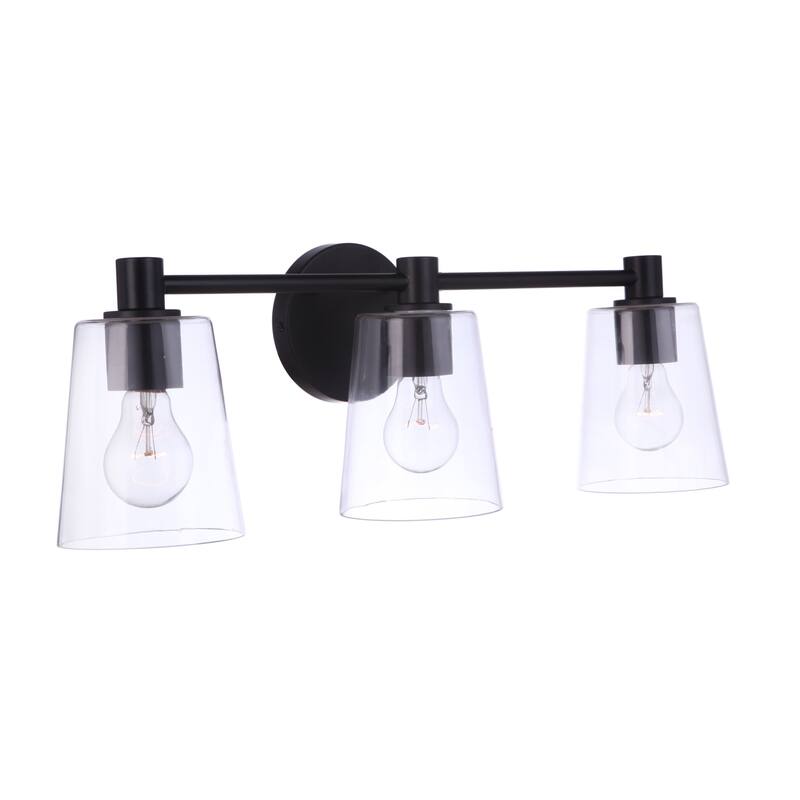 Craftmade 126233 Emilio 3 Light 24" Wide Vanity Light with Clear Glass