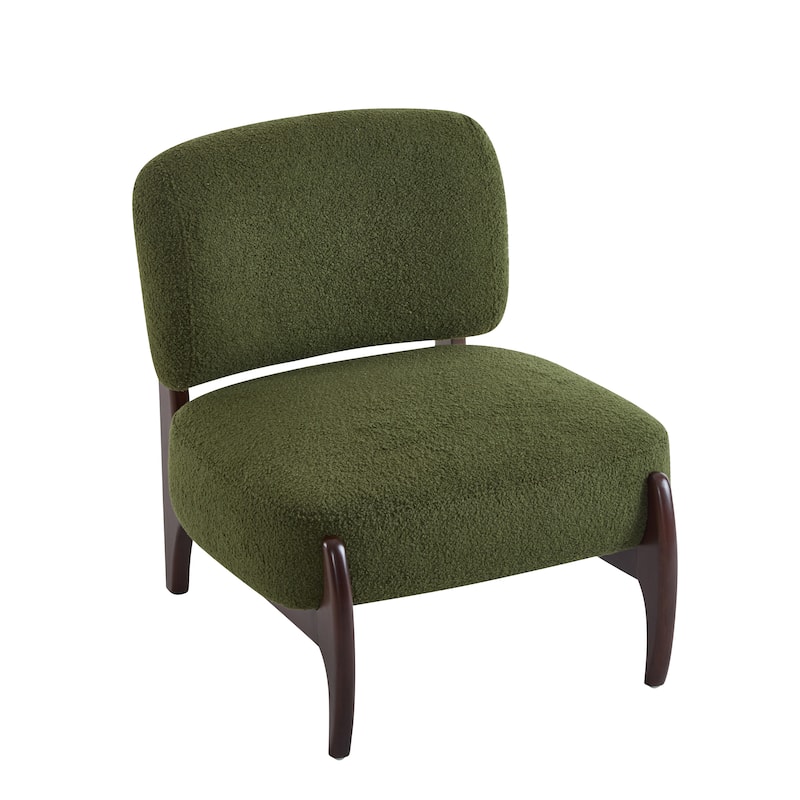 Modern Boucle Lounge Chairs (Set of 2)