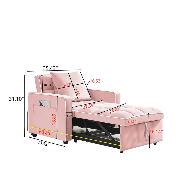 Three-in-one Sofa Bed Chair