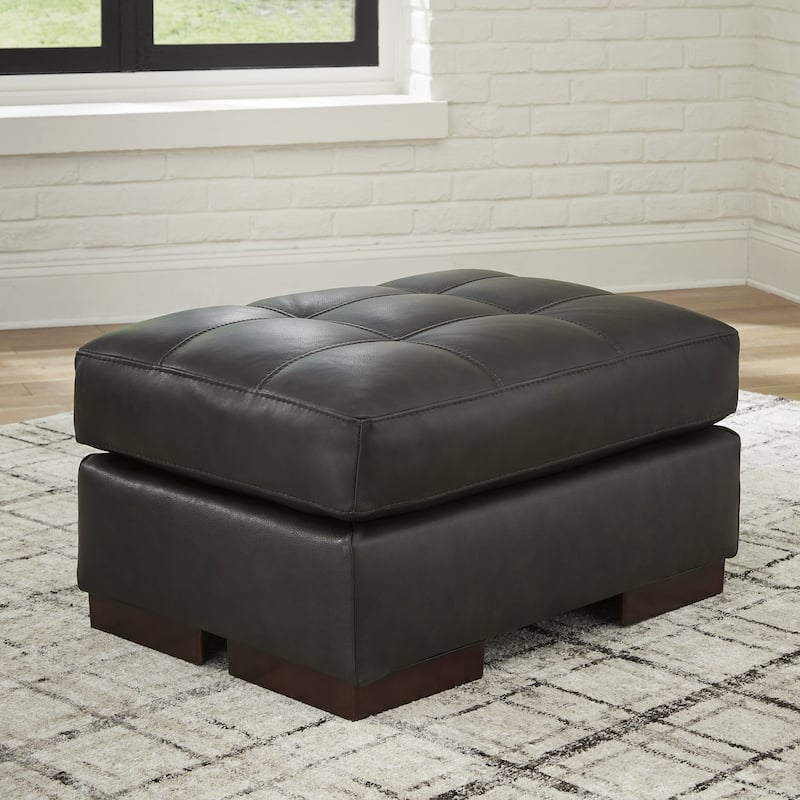 Signature Design by Ashley Luigi Thunder Ottoman